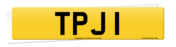 Registration number TPJ 1